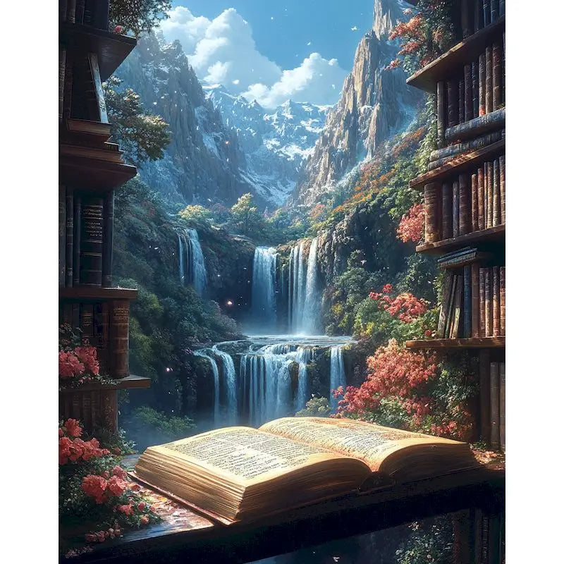 Fantasy Landscape Paint by Numbers Kit 60x75cm | GATYZTORY Paint by Numbers Kit Peaceful Pleasures Health and Wellness 11-2 20x30cm Unframed