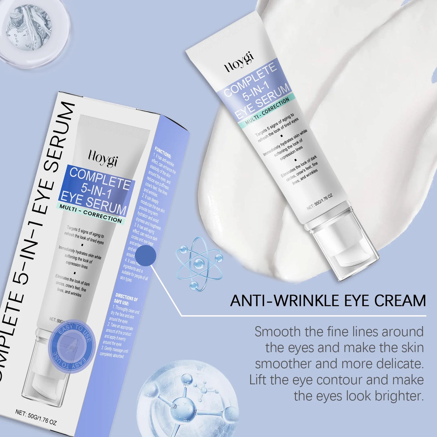Hoygi Collagen 5-in-1 Eye Cream – Firm, Lift & Dark Circles