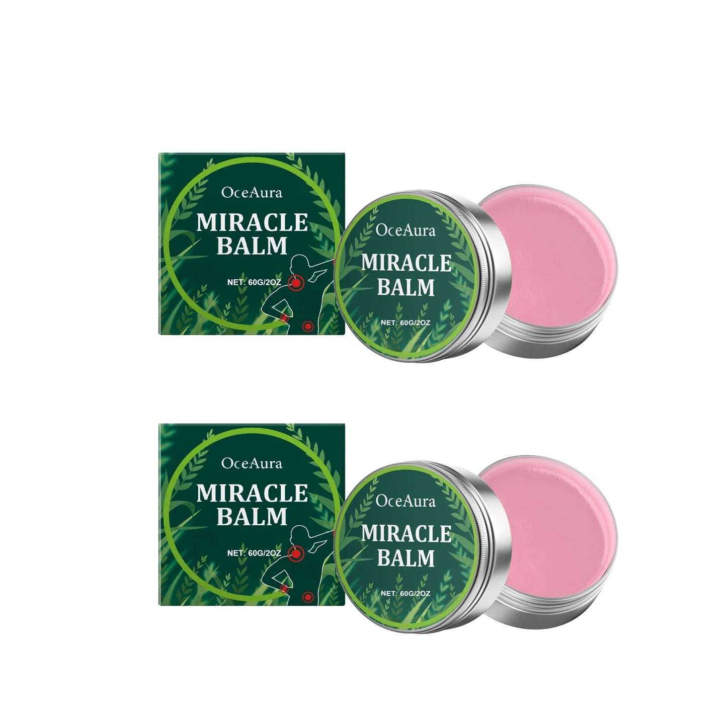 OceAura Leg & Joint Soothing Cream – Moisturizing Body Balm 60g