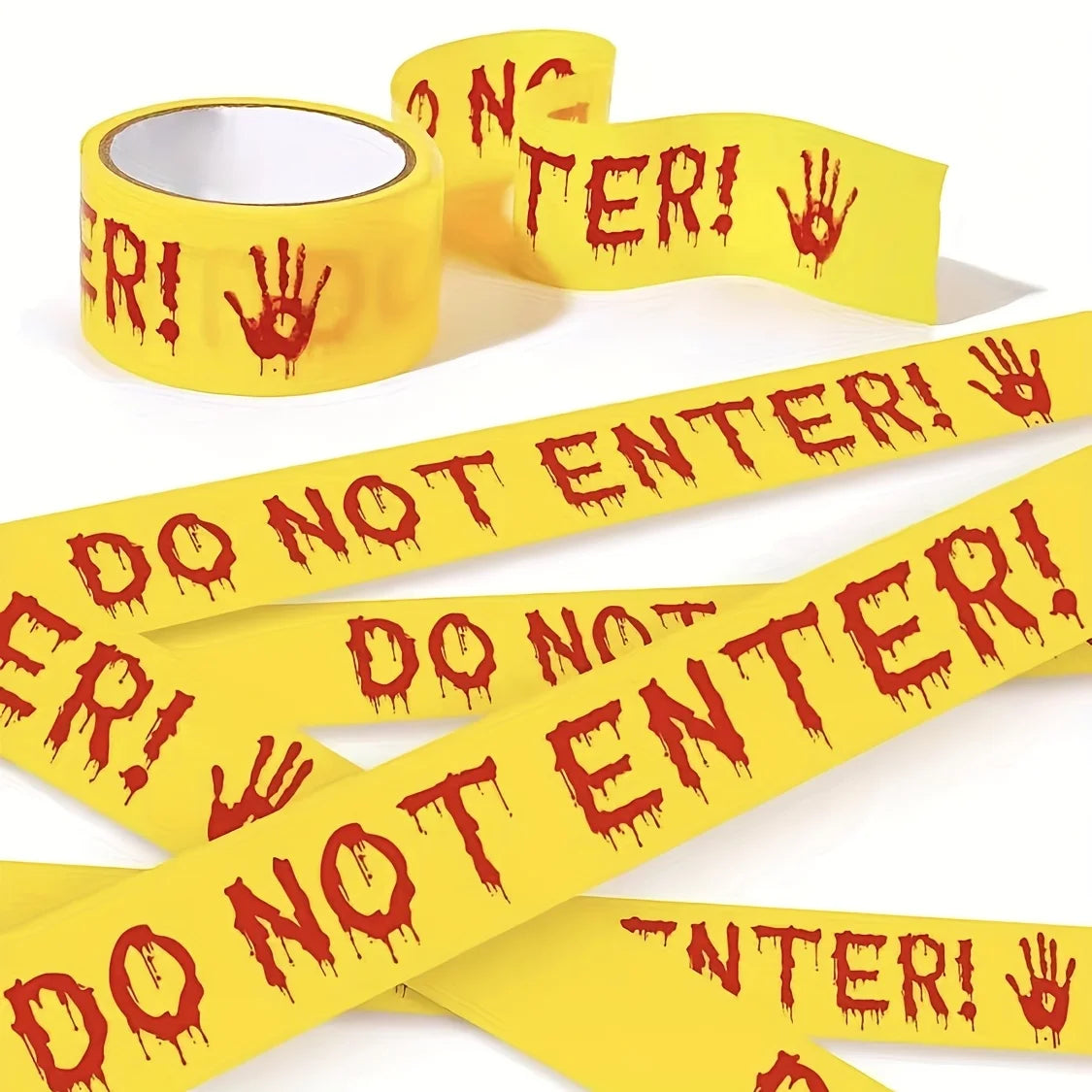 Halloween Warning Tape 1 9 Inches X 82 Feet Decoration Indoor Outdoor