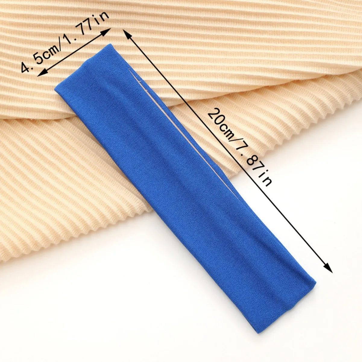 Four Seasons Solid Sports Headbands for Women Fitness Running Yoga Solid Color Elastic Hairbands Stretch Makeup Hair Accessories Peaceful Pleasures Health and Wellness
