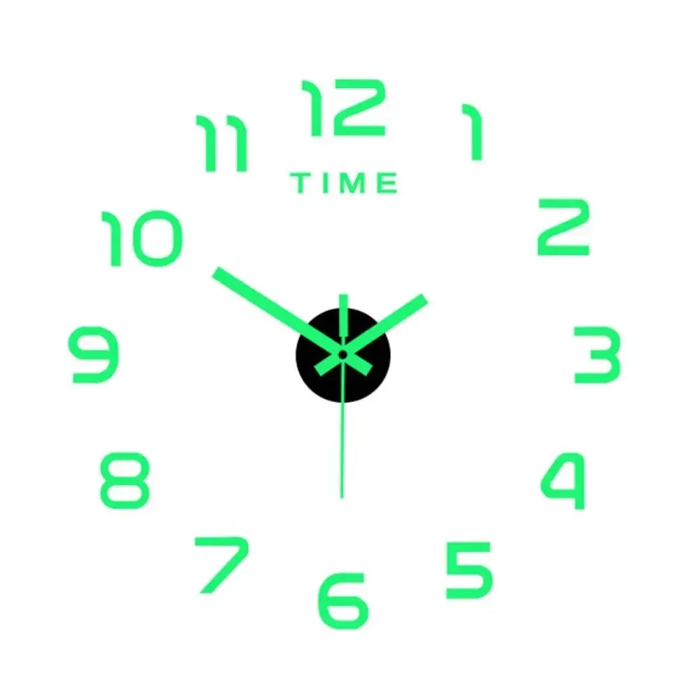 3D DIY Acrylic Wall Clock – Modern Frameless Home Decor