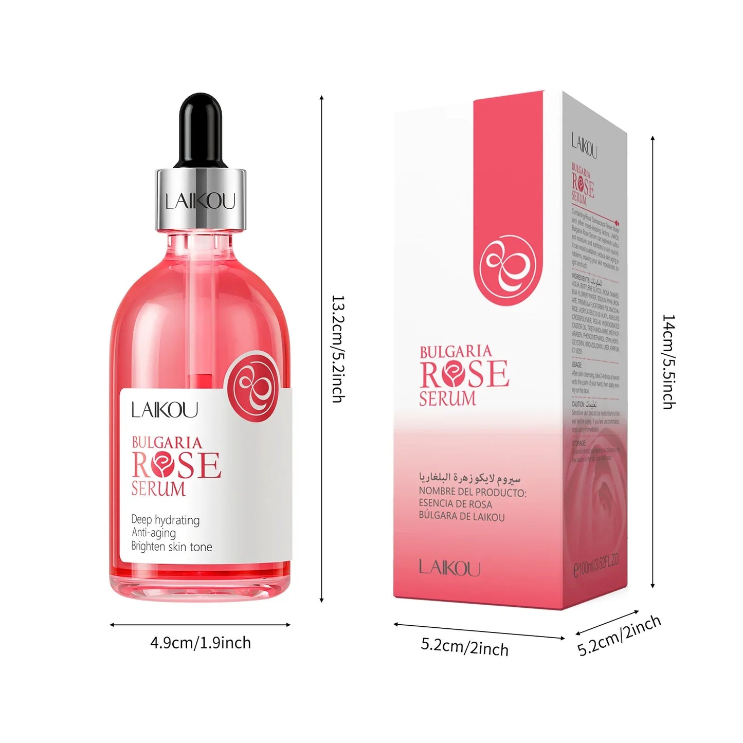 LAIKOU Anti-Aging Face Serum – Sakura, Niacinamide & Hyaluronic Acid