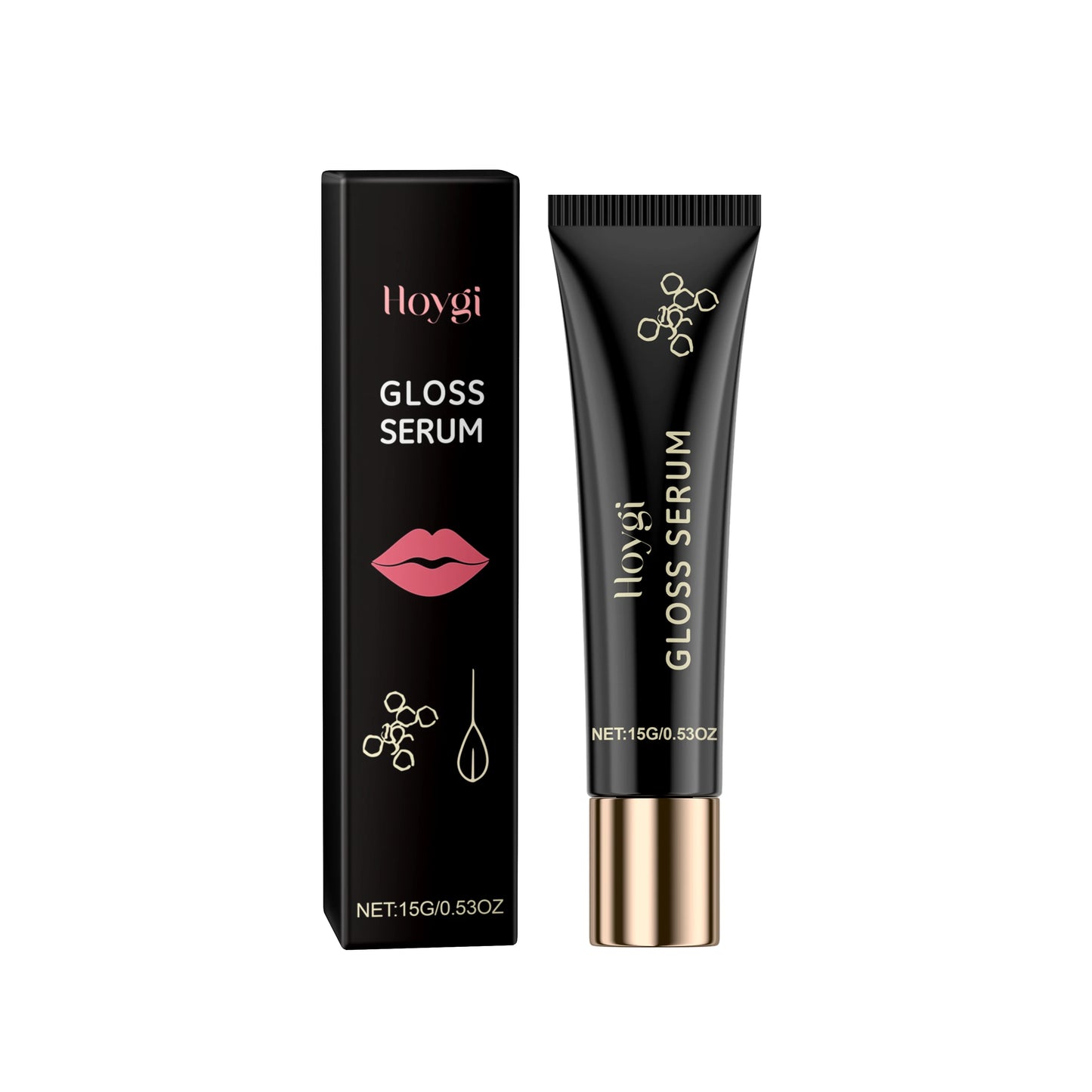 Glow Lip Serum Remove Dead Skin Fade Lip Lines Hydration Moisturizing Lip Balm Reduce Dryness Anti-Dry Crack Dry Care Peaceful Pleasures Health and Wellness 15g boxed