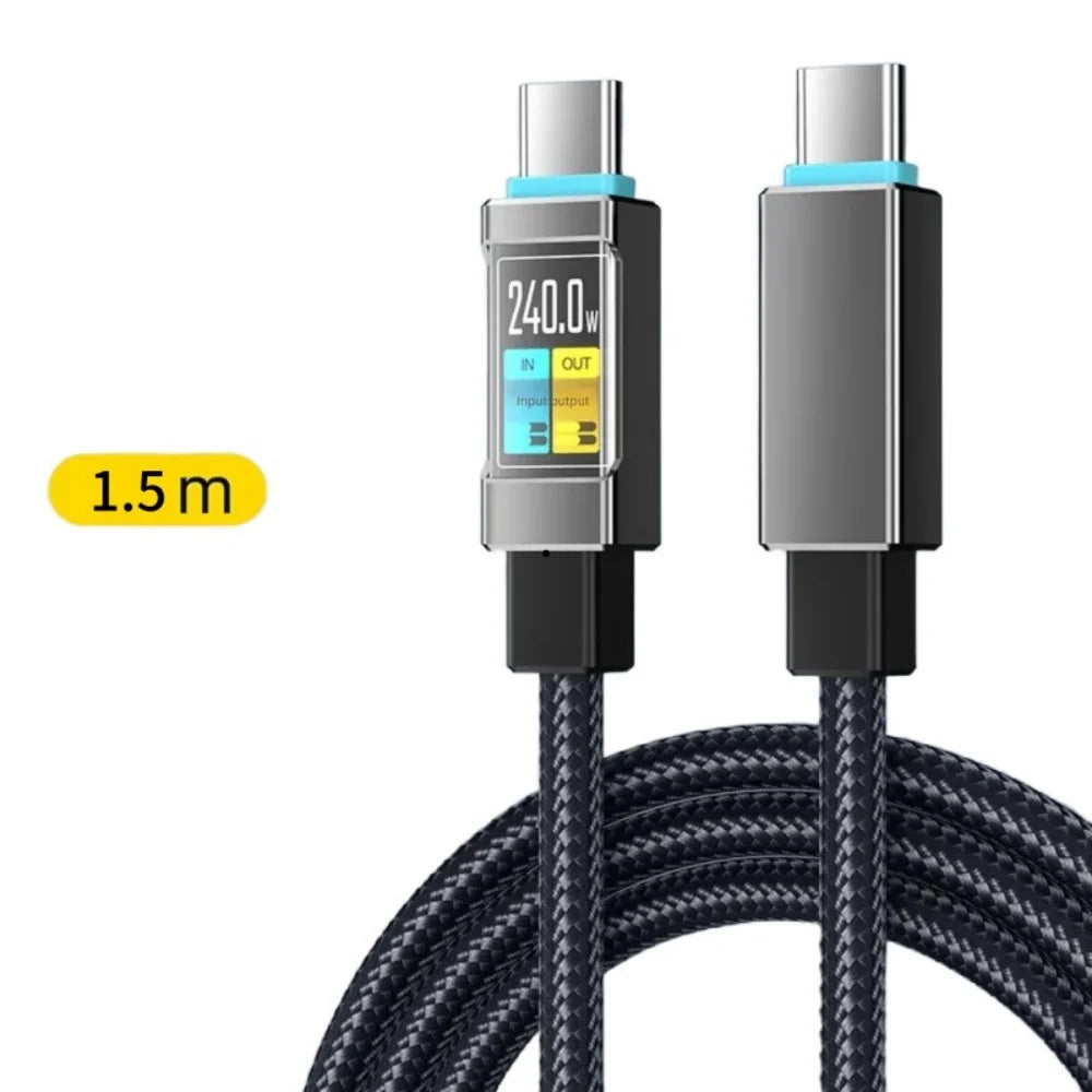 100W USB-C to USB-C Fast Charging Cable 1.5m | iPhone & Android