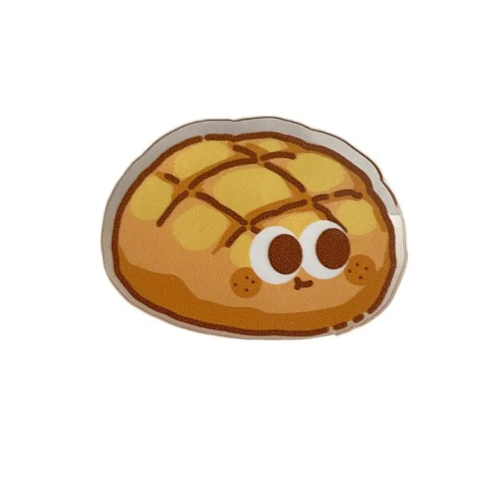 Office Supplies Bread Cute PP Clip Decorative Bookmark Cartoon Memo Clip Paperclip Acrylic Acrylic Paper Clip Desk Organizer Peaceful Pleasures Health and Wellness Pineapple Bun