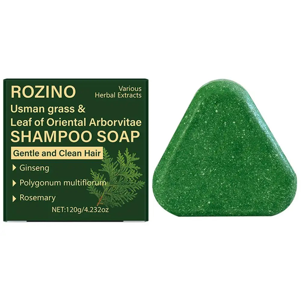 BIOAOUA Thuja & Usman Grass Solid Shampoo Bar – All Hair Types