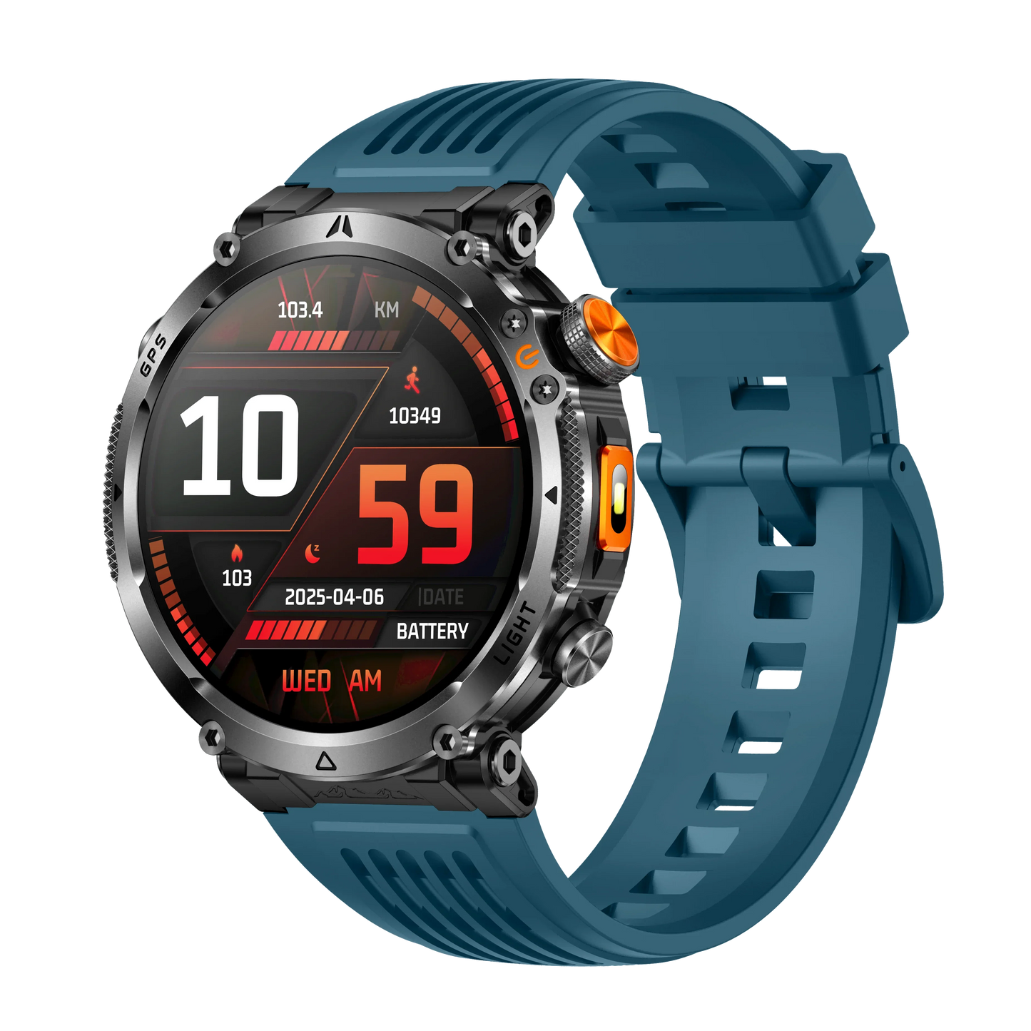 GPS Sports Smartwatch 1.7" HD Bluetooth Call Health Monitor