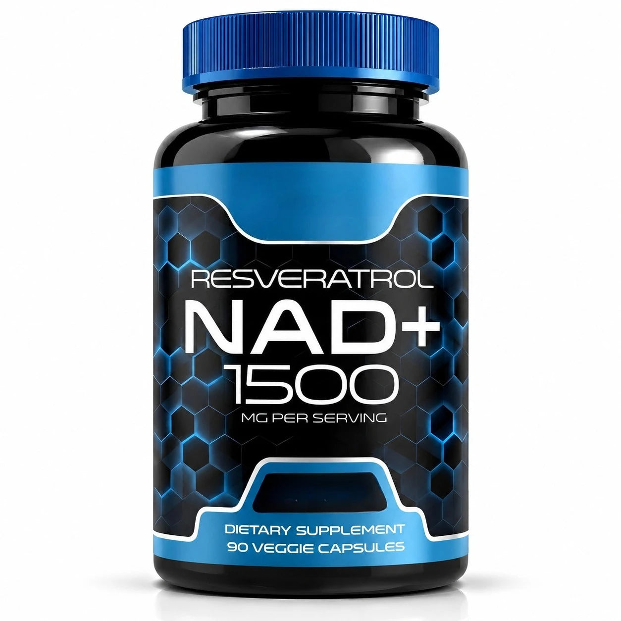 Liposomal NAD+ 1200mg & Trans-Resveratrol 300mg | 90 Vegan Caps