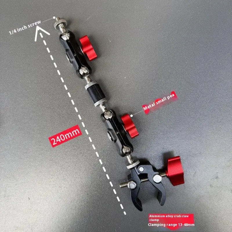 Metal Super Clamp & Double Ball Head Magic Arm Camera Mount