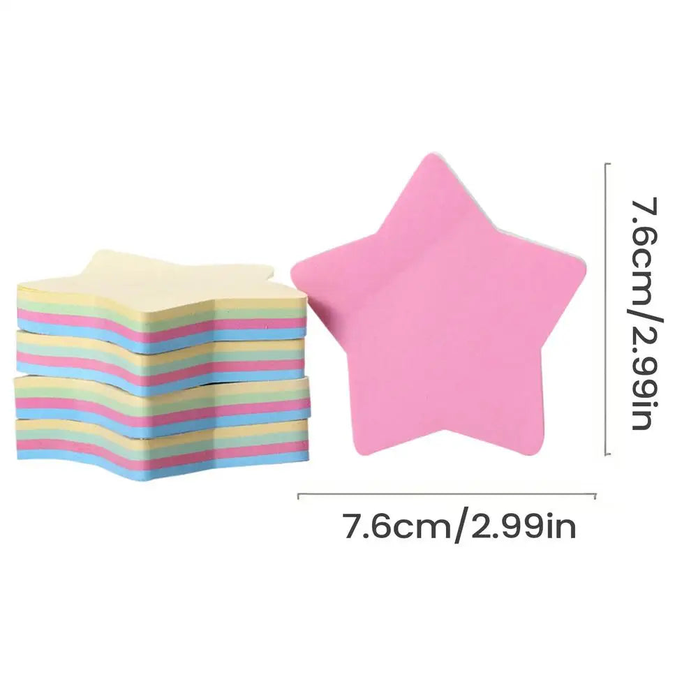 500 Sheets/5pack Cute Sticky Notes Colorful Adhesive Memo Pads Bulk Note Taking for Journaling, Office School Home Planning Peaceful Pleasures Health and Wellness A