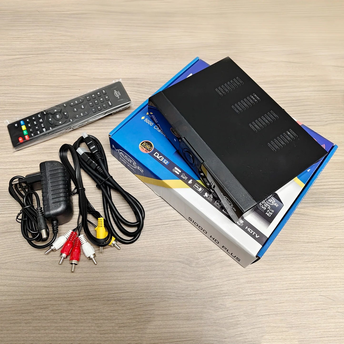 DVB-S2 HD Satellite Receiver FTA Set-Top Box H.264 Decoder