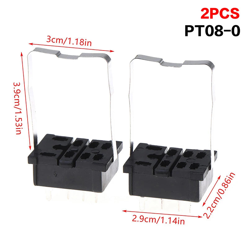 New PCB Mount Relay Socket Base PT08-0 PT14-02 PY14-02 8-Pin 14-Pin Solder Type Relay Holder For Intermediate Relays Peaceful Pleasures Health and Wellness A1