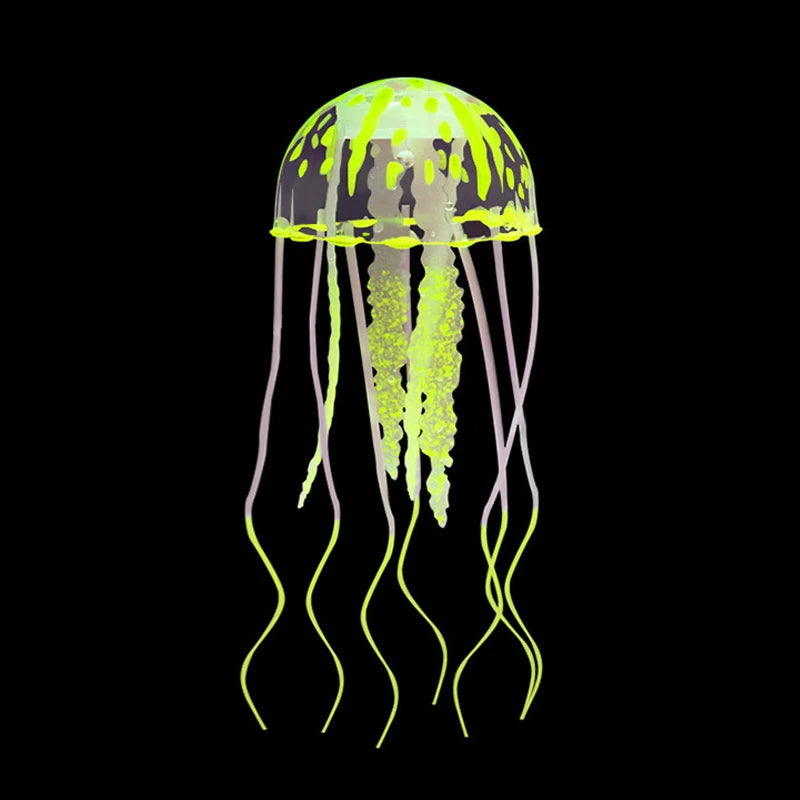 Luminous Jellyfish Aquarium Ornament | Glowing Fish Tank Decor