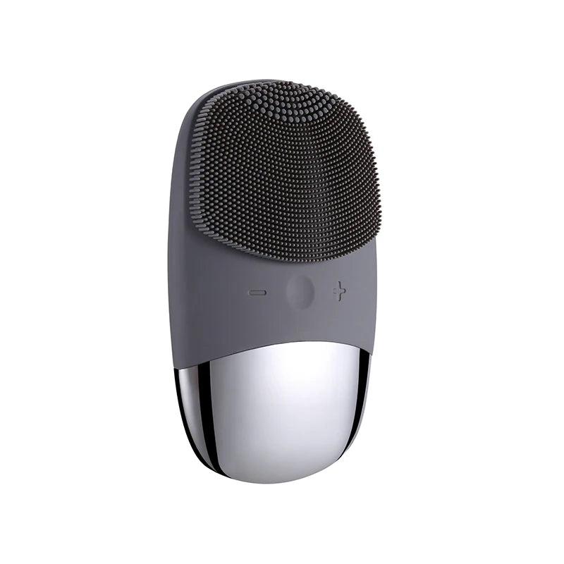 Newest Electric Skin Care Face Brush Cleanser Electric Facial Cleaning Brush Waterproof Face Cleaning Machine Peaceful Pleasures Health and Wellness black