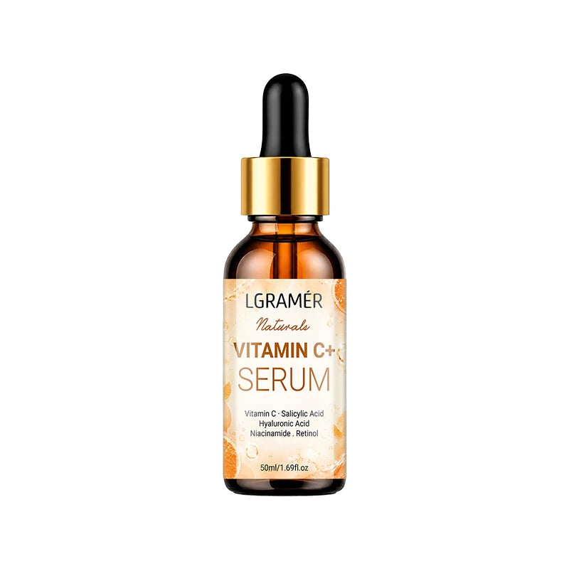 Vitamin C Retinol Facial Serum, Hyaluronic Acid Hydrating Essence, Brighten Dull Skin, Even Complexion, Anti Aging Firming Skin Peaceful Pleasures Health and Wellness 50ml 4pcs