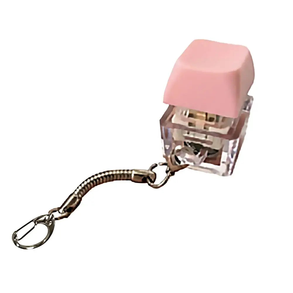 Fidget Keyboard Keychain – Stress Relief Clicker Toy for Adults