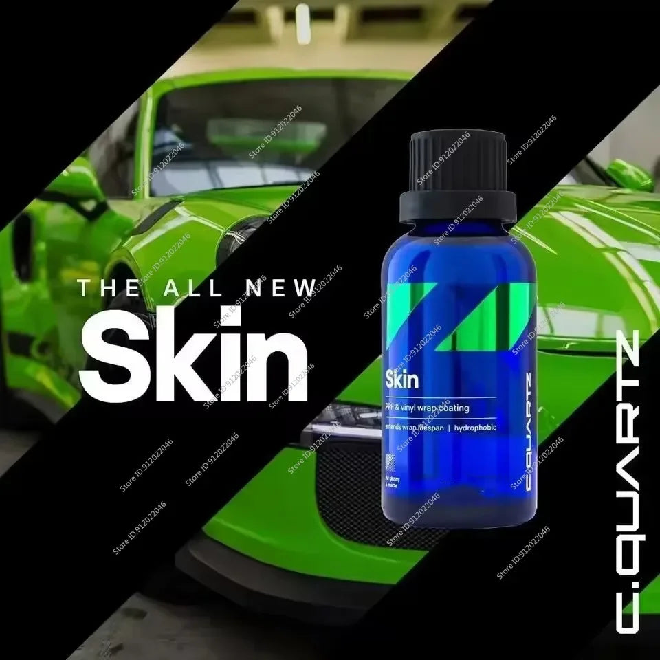 CAR CQUARTZ Skin 50Ml PPF Vinyl Nano Coat UV Protection for Wrapped Vehicles with Vinyl Film UVA UVB Resistant Peaceful Pleasures Health and Wellness