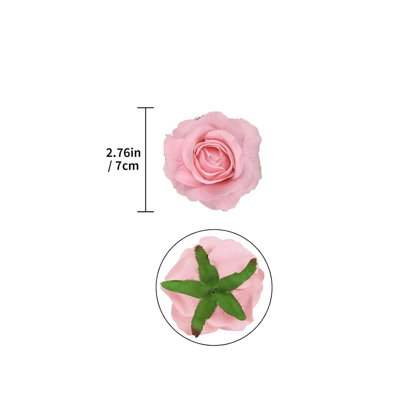 Silk Rose Artificial Flowers 5/10 Pcs – Wedding & Home Decor