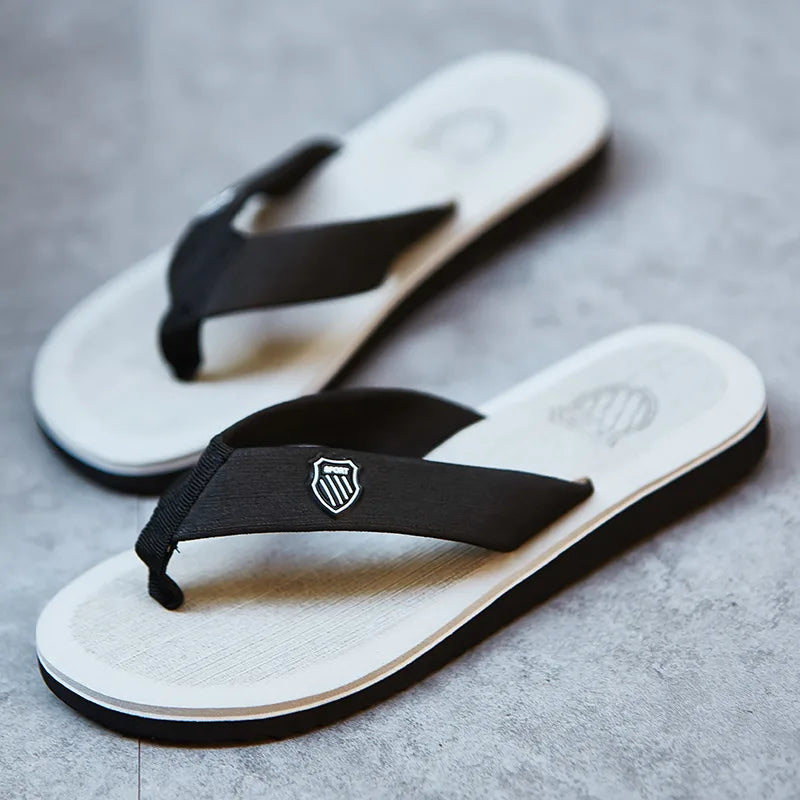 Men's Non-Slip Beach Flip Flops | EVA Summer Sandals & Slides