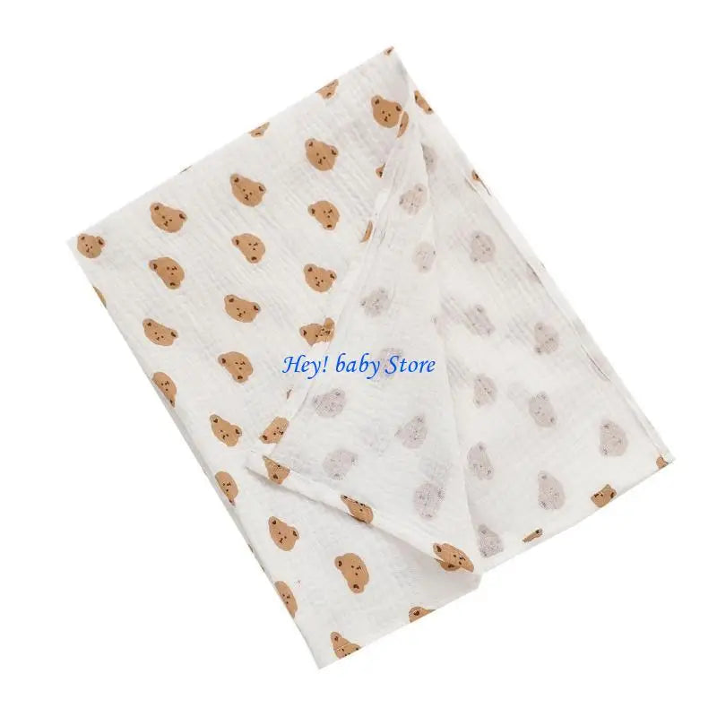 Cotton Muslin Swaddle Blanket – Soft, Lightweight Baby Wrap