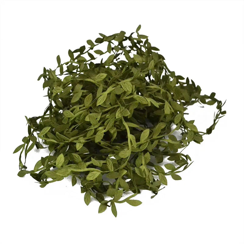 10/20M Silk Artificial Leaf Faux Vine for DIY Wreath & Home Decor