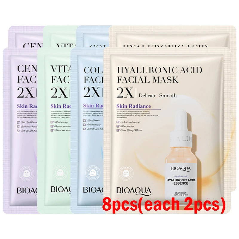 BIOAQUA Centella Collagen Sheet Face Mask | Hyaluronic Acid
