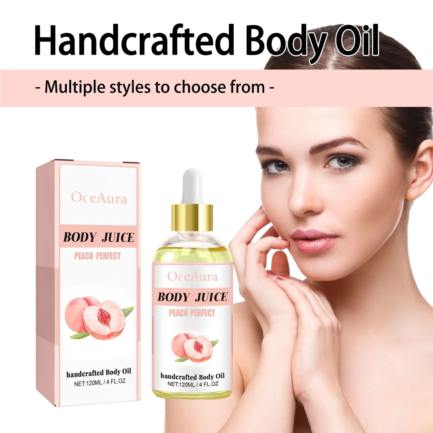 OceAura Body Massage Oil – Deep Moisture & Tightening Spa 120ml