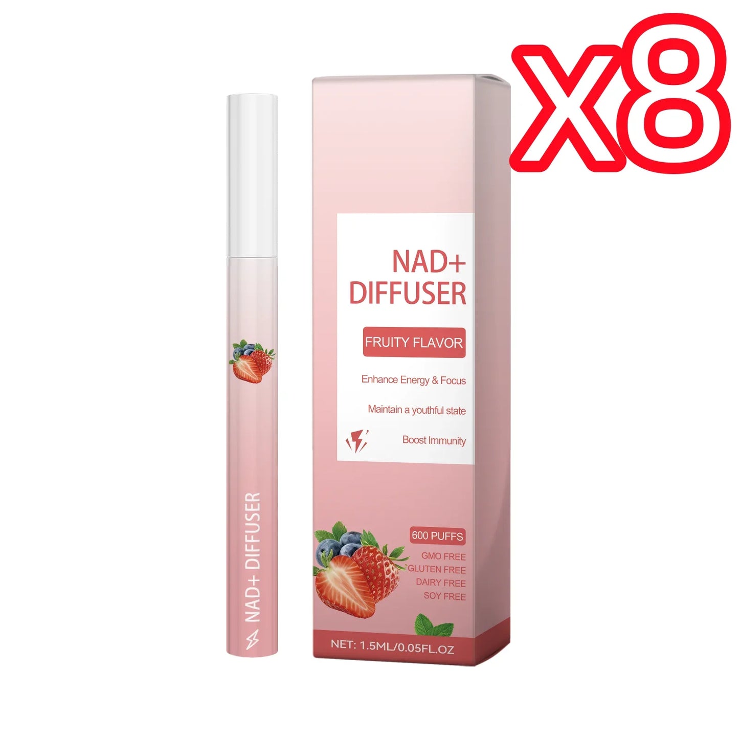 NAD+ Herbal Energy Diffuser Stick – Focus, Immunity & Calm
