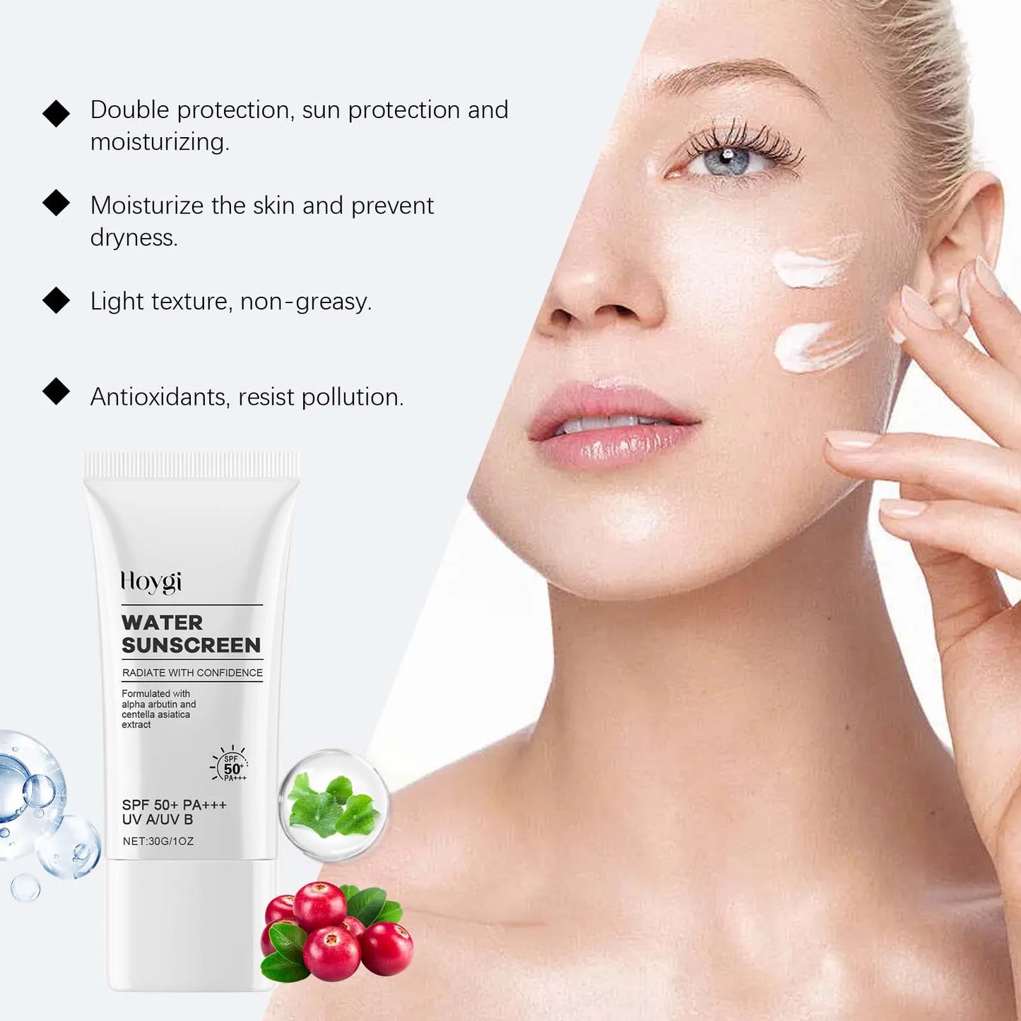 Sunscreen Cream Stick Spf 50+ Anti Oxidant UV Oil-Control Concealer Nourishing High Sun Protection Isolation Cream for Face Body Peaceful Pleasures Health and Wellness