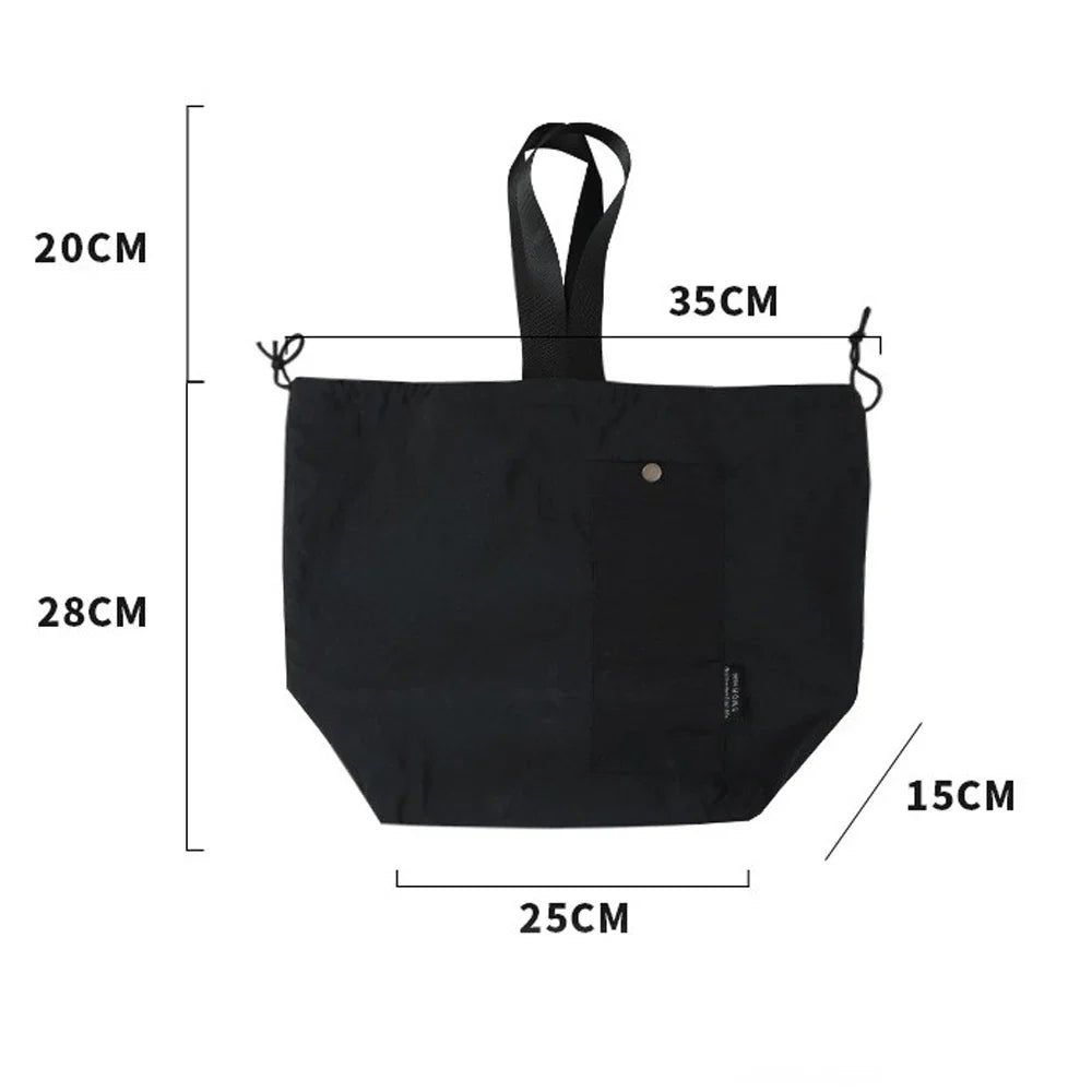 Insulated Drawstring Lunch Bag | Oxford Bento Box Tote