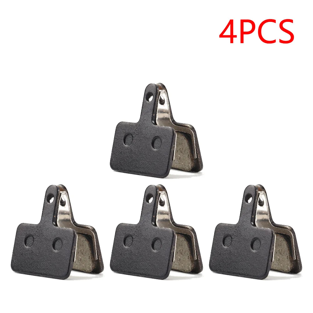 1-8Pairs Resin Bicycle Disc Brake Pads for Shimano B01S MT200 M400 MT500 M315 M525 M475 M495 M515 M975 M355 M375 MTB Bike Part Peaceful Pleasures Health and Wellness 4PCS