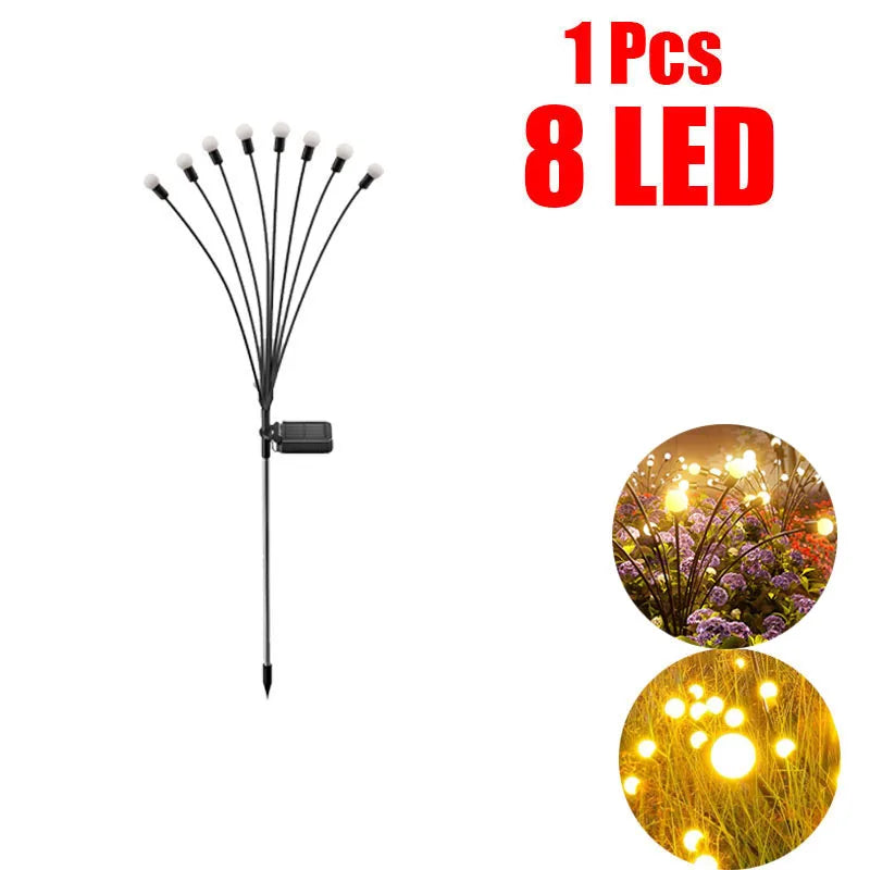Solar Firefly Stake Light – IP65 Waterproof Garden Path LED