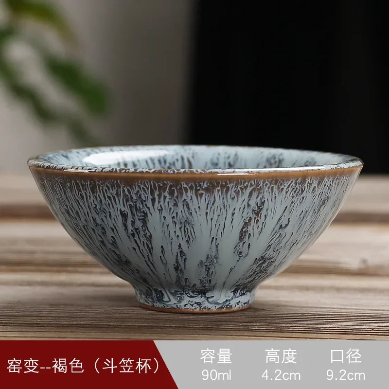 Creative and Personalized Mug Large Capacity Simple Ceramic Men's and Women's Couple Japanese Style Coffee Cup Peaceful Pleasures Health and Wellness Teacup 90ML 401-500ml