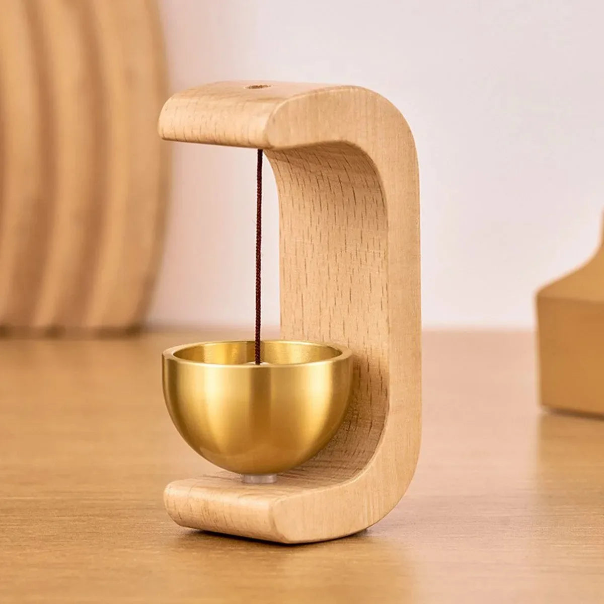 Japanese Wooden Wind Chime Doorbell | Hanging Décor Bell Decorative Wind Chime Peaceful Pleasures Health and Wellness