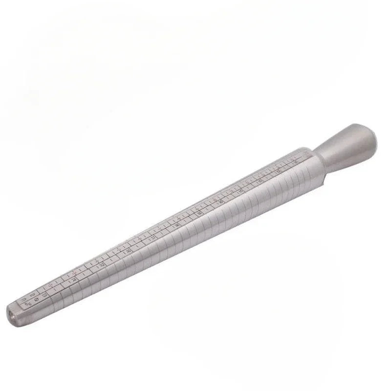 Metal Ring Sizer Measuring Tool Set – Mandrel & Finger Gauge Jewelry Making Tool Peaceful Pleasures Health and Wellness B