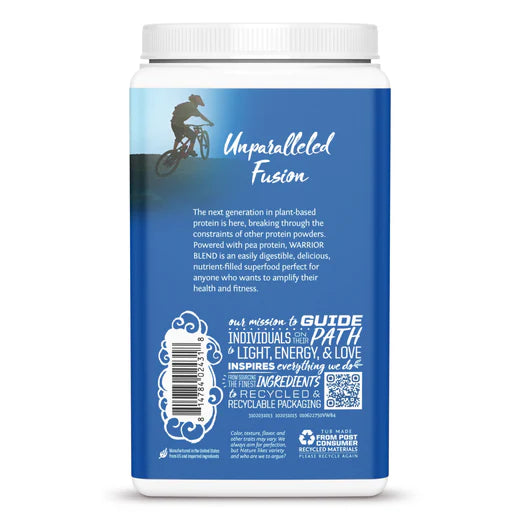 SunWarrior Protein Warrior Blend 1.65 Lb Vanilla Plant Protein Powder