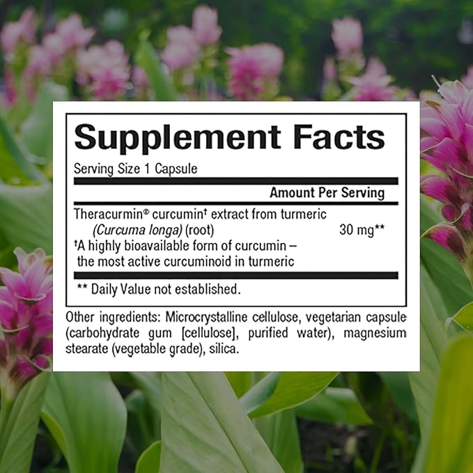 Natural Factors, CurcuminRich Theracurmin, 30 mg, Formulated for Superior Absorption, 60 Count