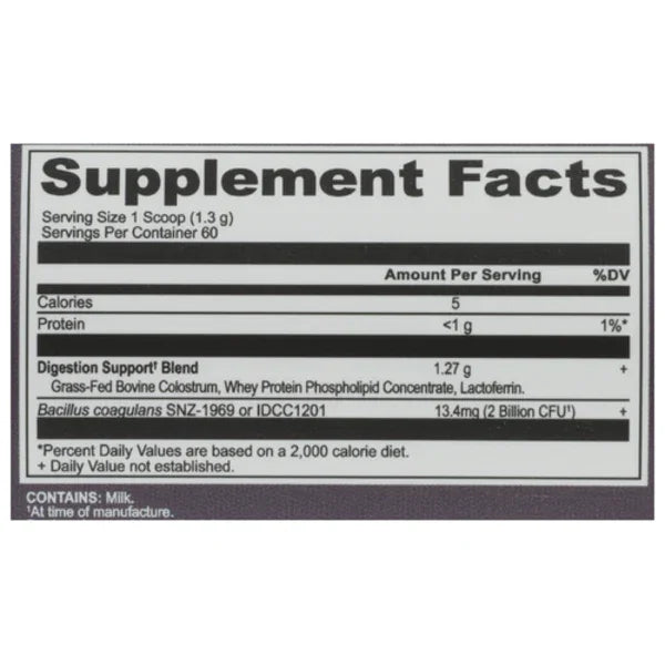 Ancient Nutrition Colostrum Powder Unflavored 2.8oz 2-PACK (56 Servings Total) - Pure Immune & Gut Support Bundle Peaceful Pleasures Health and Wellness