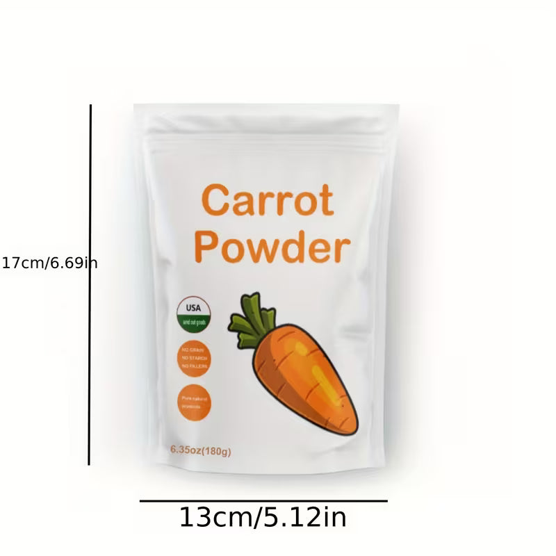 Carrot Powder Superfood Supplement | 180G | Vegan & GF Peaceful Pleasures
