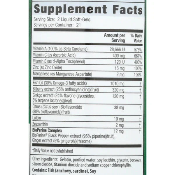 2-Pack! Irwin Naturals Vision Sharp | Eye Health Support | 42 Softgels | Peaceful Pleasures Peaceful Pleasures Health and Wellness