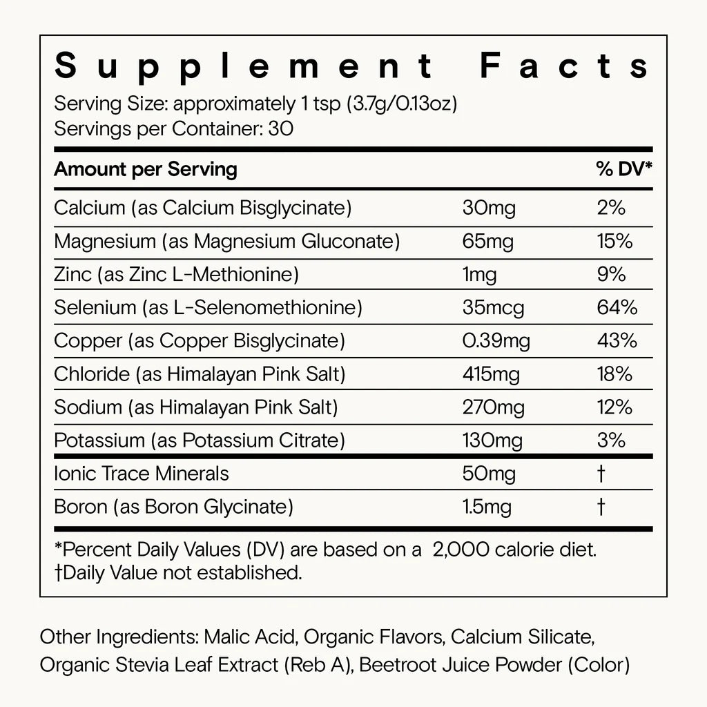 Moon Juice Mini Dew™ Hydrating Electrolyte Supplement with Ionic Trace Minerals