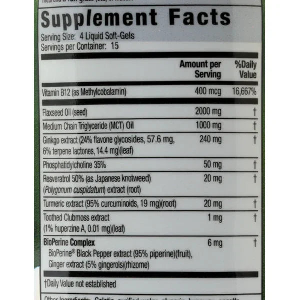 Irwin Naturals Double-Potency Ginkgo Biloba | 2-Pack (120 Softgels) | Peaceful Pleasures Peaceful Pleasures Health and Wellness