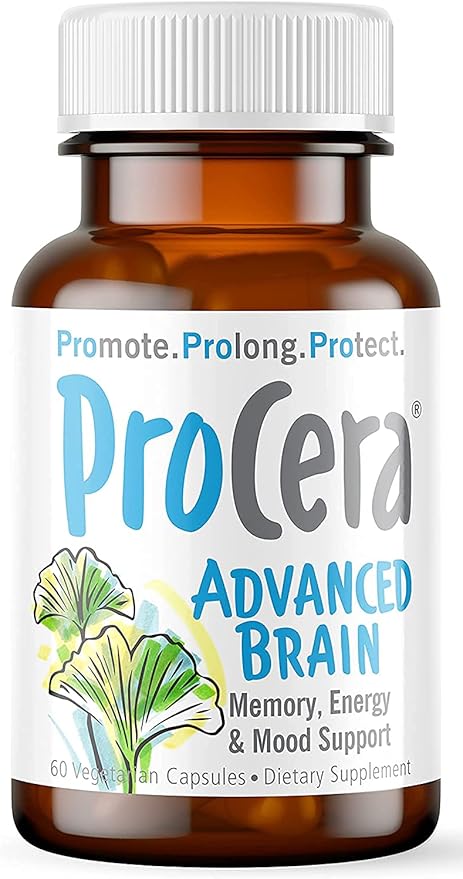 Advanced Brain - Fast Acting - Ingredients Supported by 100+ Studies - Improve Memory, Recall - Concentration - Clears Fog - Mental Clarity - Slows Cognitive Decline - 60 Count