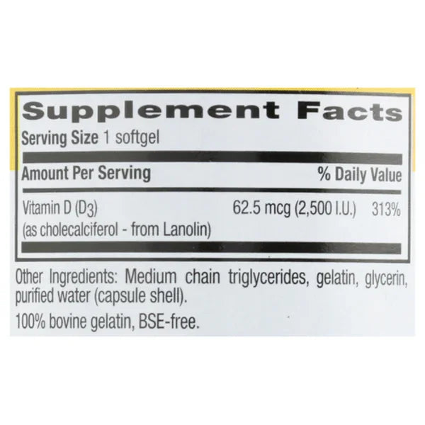 Country Life Vitamin D3 200ct 2Pack! 400 Softgels Total Peaceful Pleasures Health and Wellness