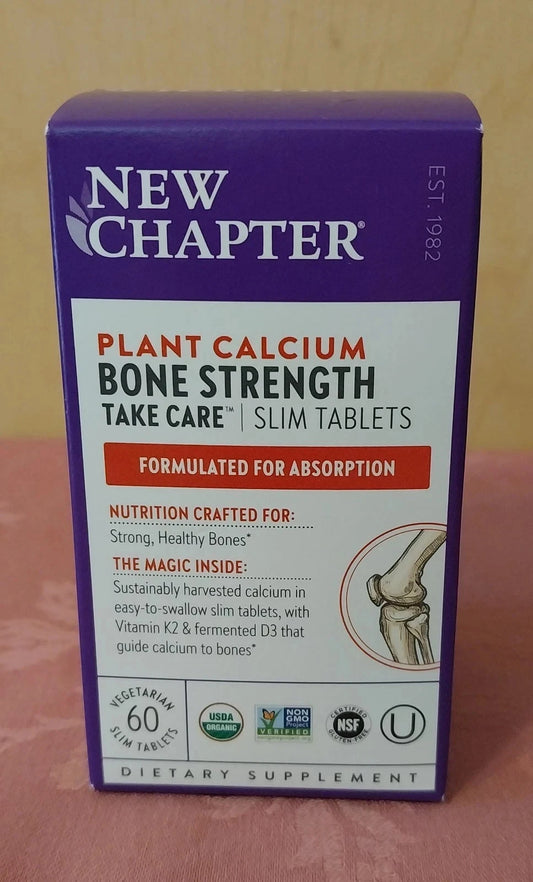 2 Bottles NEW CHAPTER BONE STRENGTH, 60 CAPS EXP 1.27 Sealed NEW