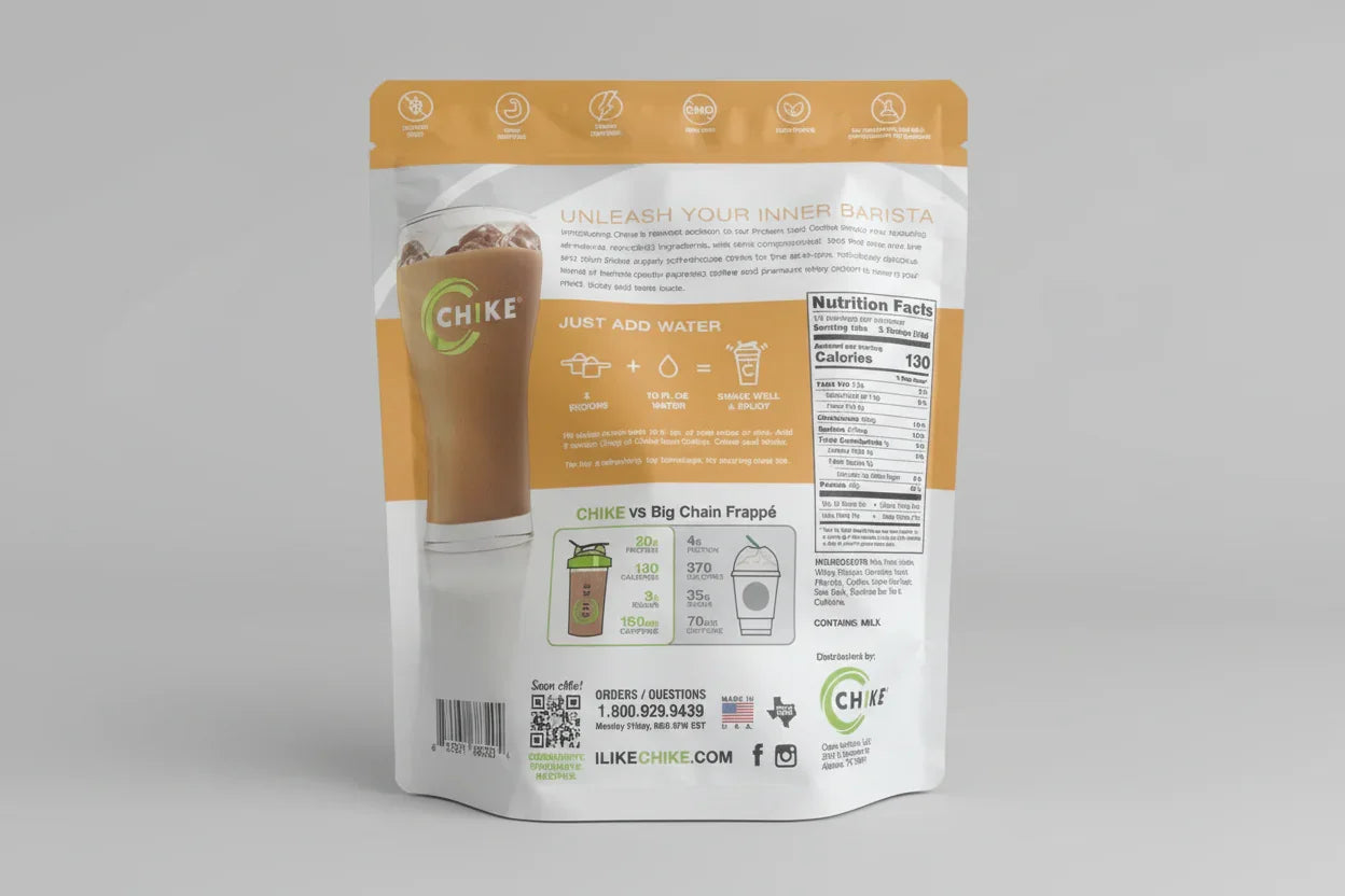 Chike Protein Iced Coffee, Vanilla Latte, 16.3 oz (2-Pack) | 28 Servings Total Protein Coffee Chike