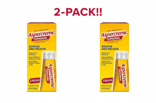 Aspercreme Maximum Strength Pain Relieving Creme - 3 OZ (2 Pack) Pain Relief Aspercreme