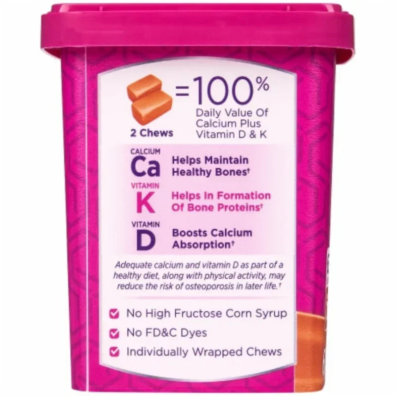 Viactiv Milk Chocolate Calcium Soft Chews, 60 ct Viactiv