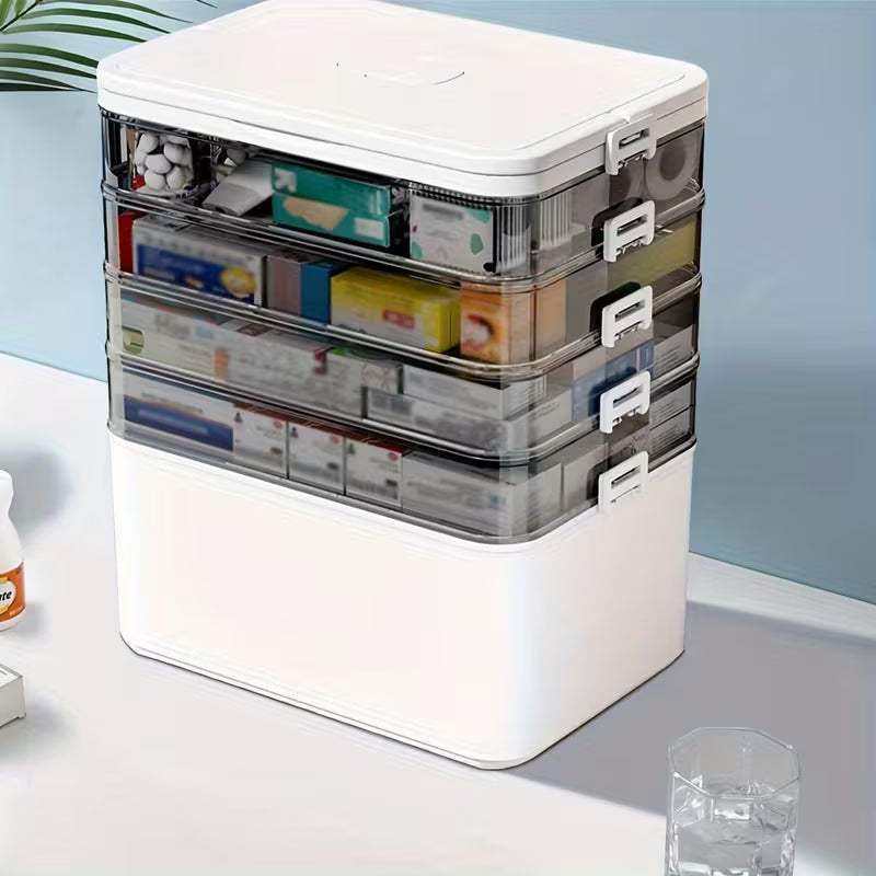 5-Tier Pill & Storage Organizer Box – Home & Travel Peaceful Pleasures